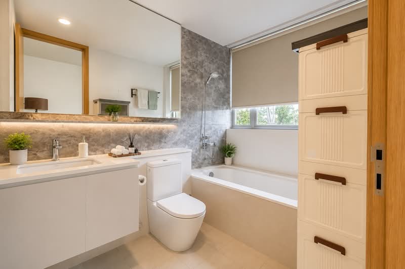 Bartley Residences, 1 Lorong How Sun, 4 Bedrooms, 1,378 sqft, Condominium For Sale, by Diane Ong 王慧芳, 500134984 - Bathroom - PropertyGuru.com.sg
