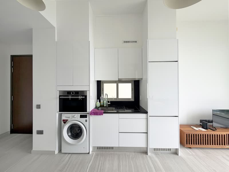 Kallang Riverside, 51 Kampong Bugis, 1 Bedroom, 517 sqft, Condominium For Rent, by Tracy Lim, 500135073 - Kitchen - PropertyGuru.com.sg