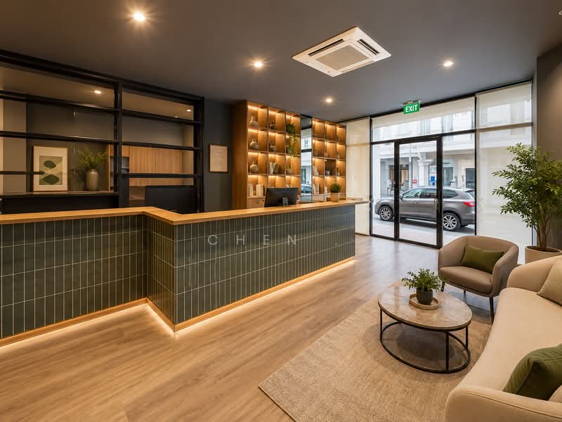 No Takeover Fee Keong Saik Ground Floor F&B, One Call, View 5 Similar Units, 1,067 sqft, Shop / Shophouse For Rent, by CHEN ., 500135159 - Lobby - CommercialGuru.com.sg