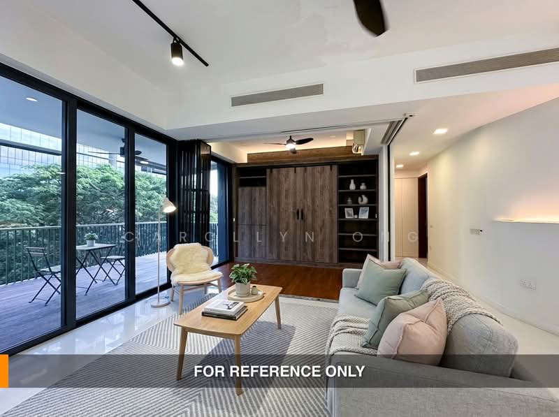 d'Leedon (Former Farrer Court), 3 Leedon Heights, 3 Bedrooms, 1,453 sqft, Condominium For Sale, by Carollyn Ong, 500135162 - Living Room - PropertyGuru.com.sg