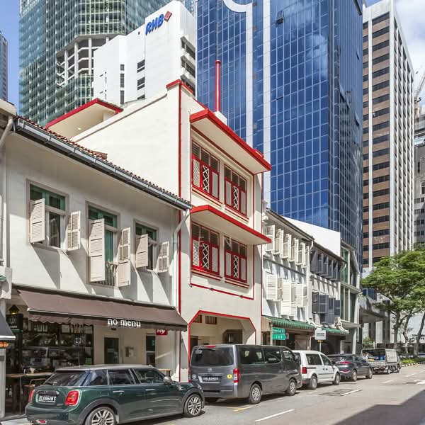 Telok Ayer Vicinity 2 Storey Shophouse with Lift, One Viewing, 5 Comparable Best-Match Units, 3,442 sqft, Shop / Shophouse For Rent, by CHEN ., 500135269 - Exterior - CommercialGuru.com.sg