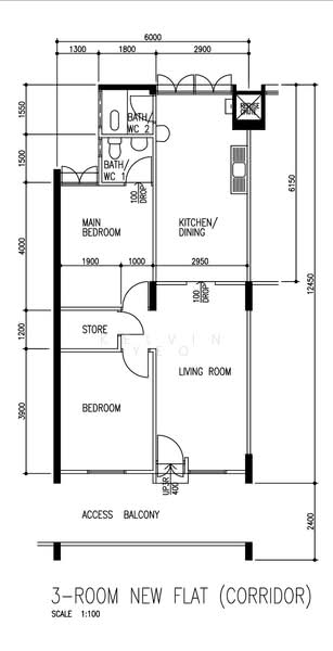 352 Clementi Avenue 2, 352 Clementi Avenue 2, 2 Bedrooms, 721 sqft, HDB Flat For Sale, by Kelvin Yeo, 500135279 - PropertyGuru.com.sg