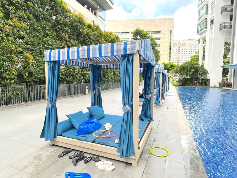 Soleil @ Sinaran, 6 Sinaran Drive, 2 Bedrooms, 936 sqft, Condominium For Rent, by Rosalind Teow, 500135306 - Pool - PropertyGuru.com.sg