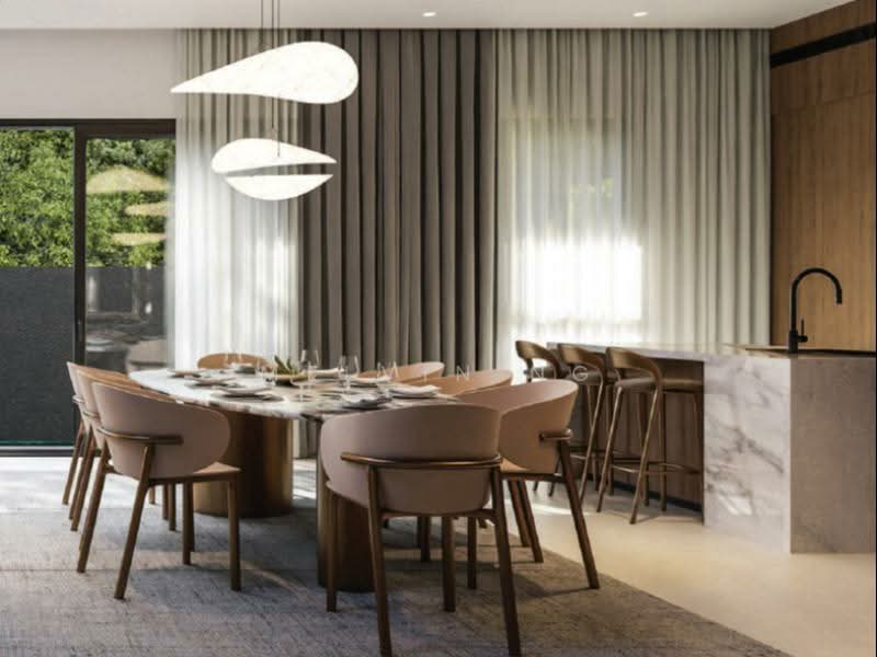 ⭐Renowned Landed Developer & Architect✅$8.xM Only✅Brand New, Modern, FREEHOLD 3.5storey Semi-D, 5 Rooms ensuite | Pool & Lift | 2 Cars | NO West Sun, 6 Bedrooms, 6,175 sqft, Semi-Detached House For Sale, by Melvin Ng, 500135324 - Dining Room - PropertyGuru.com.sg