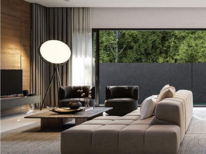 ⭐Renowned Landed Developer & Architect✅$8.xM Only✅Brand New, Modern, FREEHOLD 3.5storey Semi-D, 5 Rooms ensuite | Pool & Lift | 2 Cars | NO West Sun, 6 Bedrooms, 6,175 sqft, Semi-Detached House For Sale, by Melvin Ng, 500135324 - Living Room - PropertyGuru.com.sg