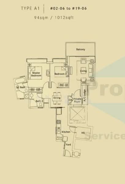 The Belvedere, 53 Meyer Road, 2 Bedrooms, 1,012 sqft, Condominium For Rent, by Anthea Yeo 杨丽娇, 500135455 - PropertyGuru.com.sg