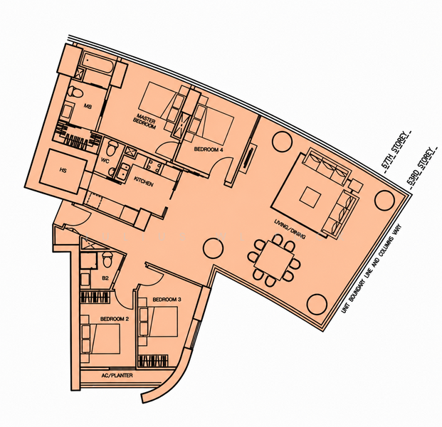 The Sail @ Marina Bay, 6 Marina Boulevard, 4 Bedrooms, 2,200 sqft, Condominium For Rent, by Julius WL Fock, 500135468 - PropertyGuru.com.sg