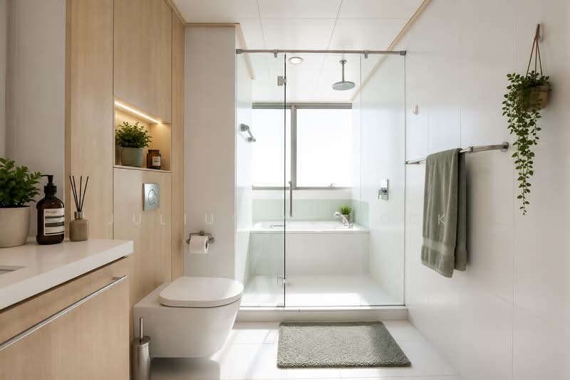 The Sail @ Marina Bay, 6 Marina Boulevard, 4 Bedrooms, 2,200 sqft, Condominium For Rent, by Julius WL Fock, 500135468 - Bathroom - PropertyGuru.com.sg