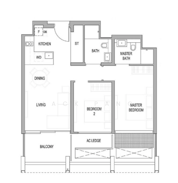 Dunearn House, , 2 Bedrooms, 818 sqft, Apartment For Sale, by Jack Pang, 500135476 - PropertyGuru.com.sg