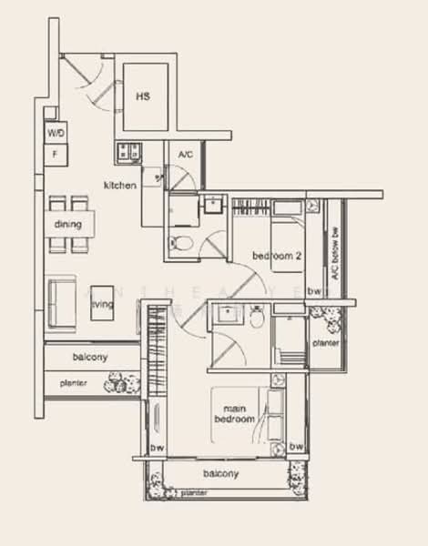 Zedge, 2 Akyab Road, 2 Bedrooms, 753 sqft, Condominium For Sale, by Anthea Yeo 杨丽娇, 500135490 - PropertyGuru.com.sg