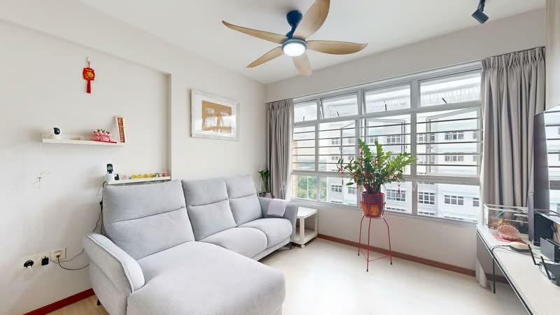 351D Anchorvale Road, 351D Anchorvale Road, 3 Bedrooms, 990 sqft, HDB Flat For Sale, by Johanna Chow, 500135535 - Living Room - PropertyGuru.com.sg