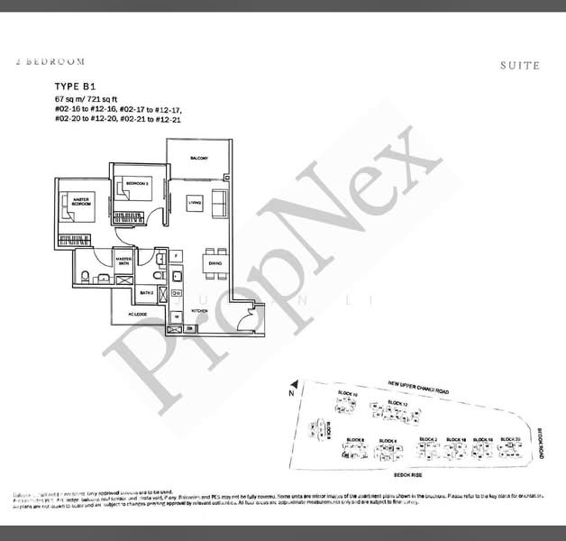 The Glades, 12 Bedok Rise, 2 Bedrooms, 721 sqft, Condominium For Rent, by Julian Li, 500135630 - PropertyGuru.com.sg
