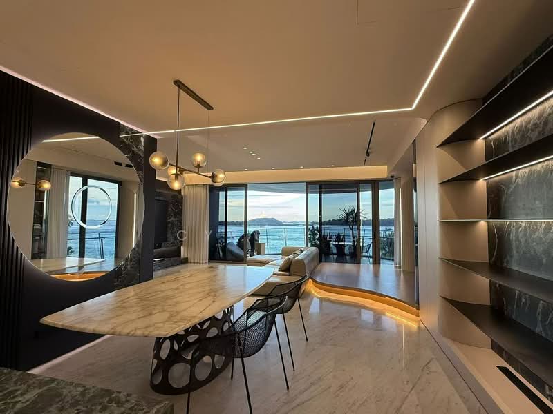 Seascape @ Sentosa Cove, 59 Cove Way, 4 Bedrooms, 2,680 sqft, Apartment For Rent, by Cyrus Lu, 500135773 - Living Room - PropertyGuru.com.sg