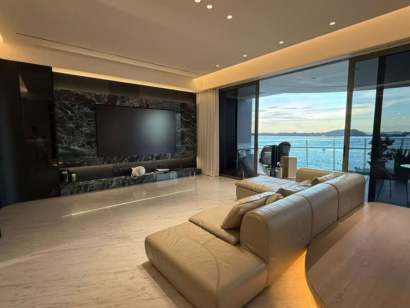 Seascape @ Sentosa Cove, 59 Cove Way, 4 Bedrooms, 2,680 sqft, Apartment For Rent, by Cyrus Lu, 500135773 - Living Room - PropertyGuru.com.sg