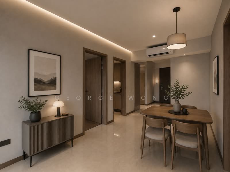 Best Buy 2 bed 2 bath In D23 Newly TOP Price to Sell!, , 2 Bedrooms, 678 sqft, Condominium For Sale, by George Wong, 500135818 - Dining Room - PropertyGuru.com.sg