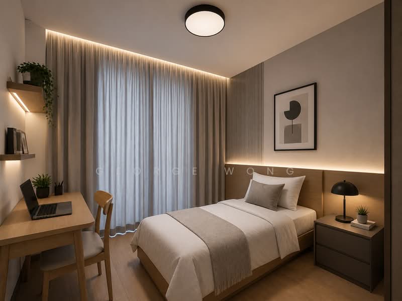 Best Buy 2 bed 2 bath In D23 Newly TOP Price to Sell!, , 2 Bedrooms, 678 sqft, Condominium For Sale, by George Wong, 500135818 - Bedroom - PropertyGuru.com.sg