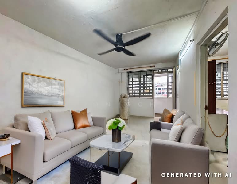 27 Toa Payoh East, 27 Toa Payoh East, 2 Bedrooms, 721 sqft, HDB Flat For Sale, by Iyan Goh, 500135840 - Living Room - PropertyGuru.com.sg