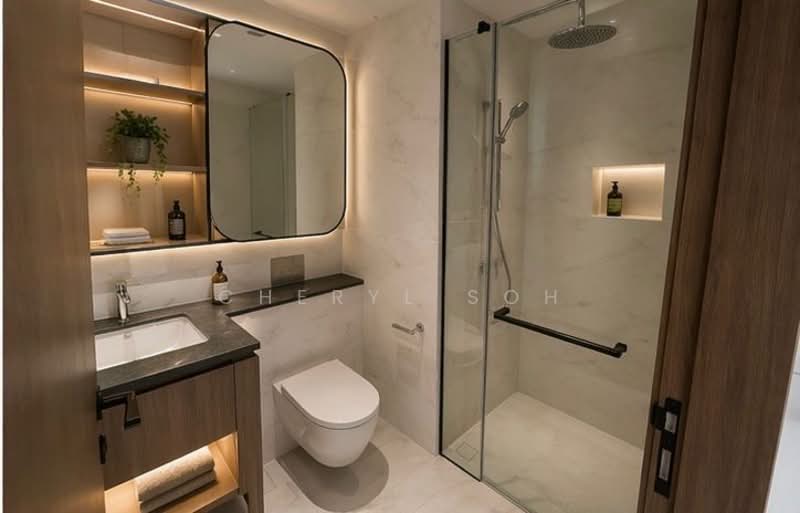 Sceneca Residence, Tanah Merah Kechil Link, 1 Bedroom, 463 sqft, Condominium For Rent, by Cheryl Soh, 500135870 - Bathroom - PropertyGuru.com.sg