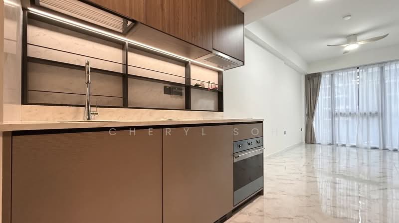 Sceneca Residence, Tanah Merah Kechil Link, 1 Bedroom, 493 sqft, Condominium For Rent, by Cheryl Soh, 500135870 - Kitchen - PropertyGuru.com.sg