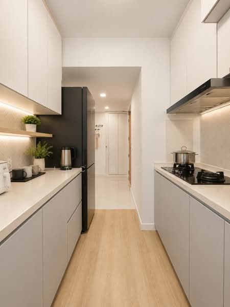 414A Fernvale Link, 414A Fernvale Link, 2 Bedrooms, 732 sqft, HDB Flat For Sale, by Jacob Ong, 500135885 - Kitchen - PropertyGuru.com.sg