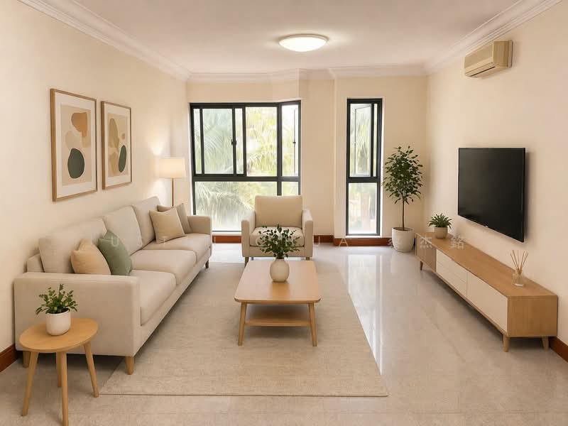 ❤️ CHEAPEST 3B/3B in D05! Suits Own stay or Co-living!, , 3 Bedrooms, 1,206 sqft, Condominium For Sale, by Justin Chua 蔡杰銘, 500135897 - Living Room - PropertyGuru.com.sg