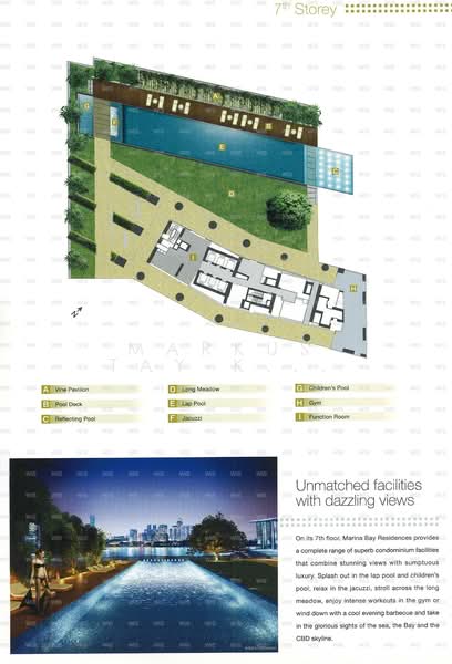 Marina Bay Residences, 18 Marina Boulevard, 2 Bedrooms, 1,066 sqft, Condominium For Rent, by Markus Tay KP 郑锦彬, 500135902 - Pool - PropertyGuru.com.sg