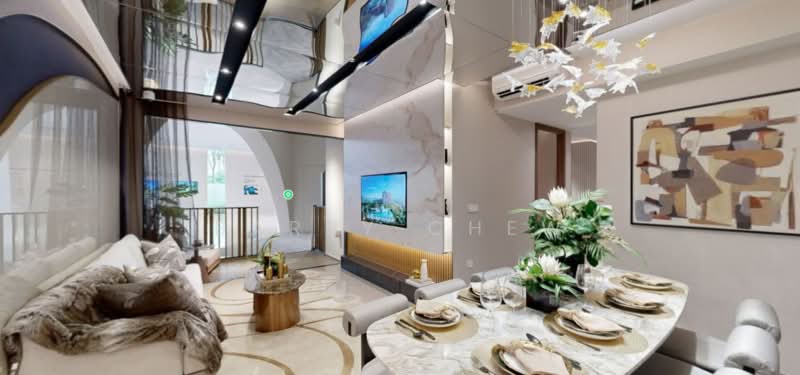Norwood Grand, 10 Champions Way, 4 Bedrooms, 1,313 sqft, Condominium For Sale, by Barry Chew, 500135967 - Living Room - PropertyGuru.com.sg