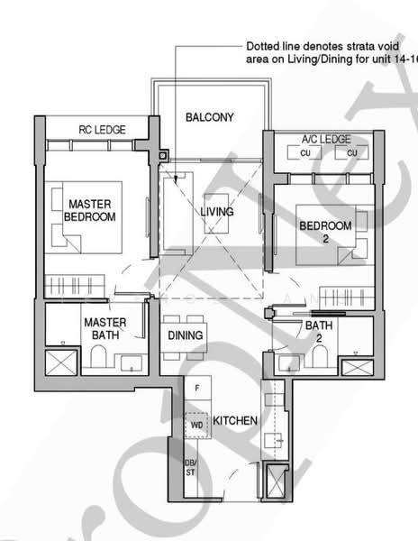 Sceneca Residence, Tanah Merah Kechil Link, 2 Bedrooms, 689 sqft, Condominium For Rent, by Terence Tang, 500135987 - PropertyGuru.com.sg