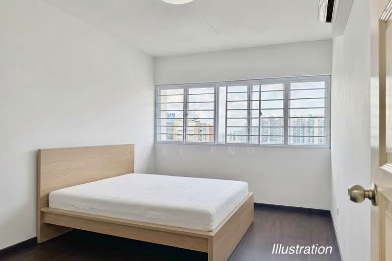 634 Veerasamy Road, 634 Veerasamy Road, 3 Bedrooms, 1,507 sqft, HDB Flat For Rent, by Joel Png, 500135988 - Bedroom - PropertyGuru.com.sg