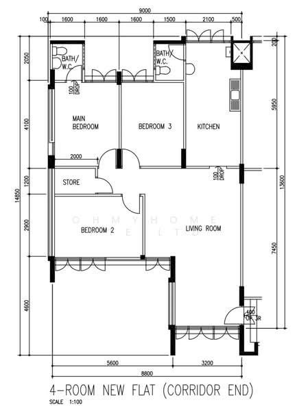 246 Hougang Street 22, 246 Hougang Street 22, 3 Bedrooms, 1,001 sqft, HDB Flat For Sale, by OHMYHOME PTE LTD, 500136022 - PropertyGuru.com.sg