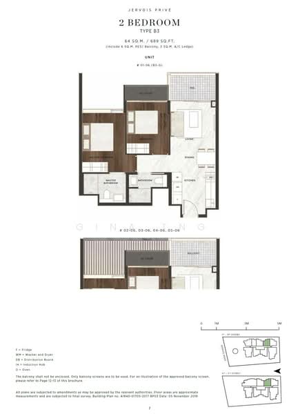 Jervois Prive, 100A Jervois Road, 2 Bedrooms, 689 sqft, Condominium For Sale, by Gina Tng, 500136036 - PropertyGuru.com.sg
