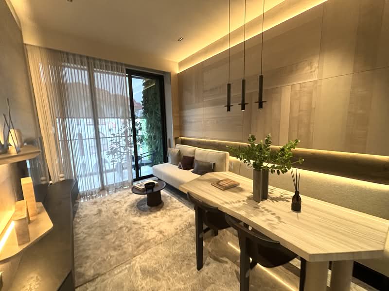 Jervois Prive, 100A Jervois Road, 2 Bedrooms, 689 sqft, Condominium For Sale, by Gina Tng, 500136036 - Living Room - PropertyGuru.com.sg
