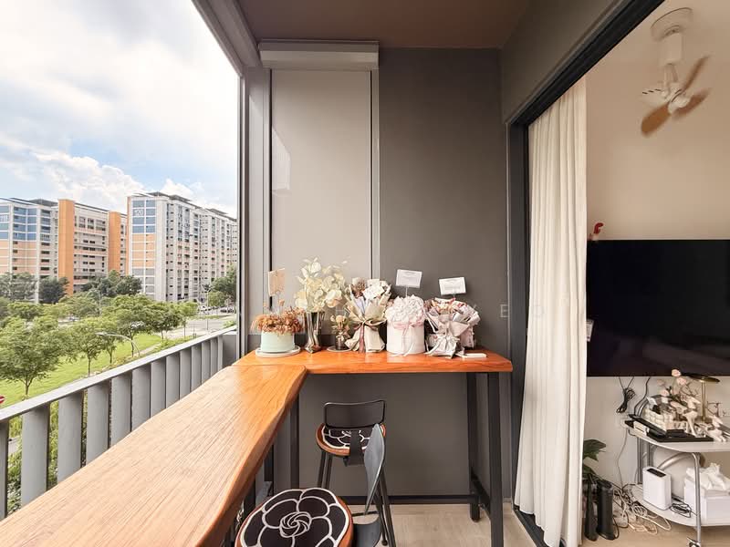 The Garden Residences, 1 Serangoon North View, 2 Bedrooms, 614 sqft, Condominium For Sale, by Jonathan Yeo, 500136071 - Balcony - PropertyGuru.com.sg