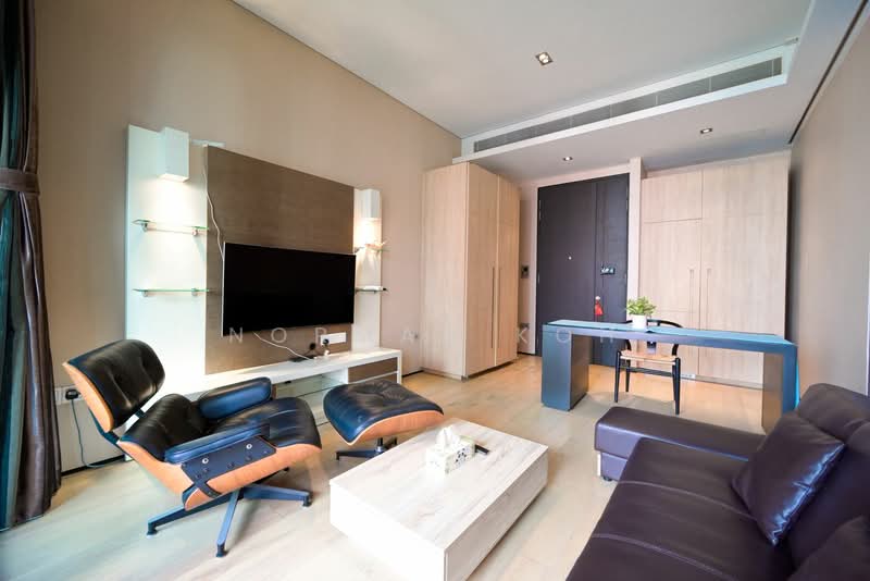 OUE Twin Peaks, 33 Leonie Hill Road, 1 Bedroom, 549 sqft, Condominium For Sale, by Norman Koh, 500136125 - Living Room - PropertyGuru.com.sg