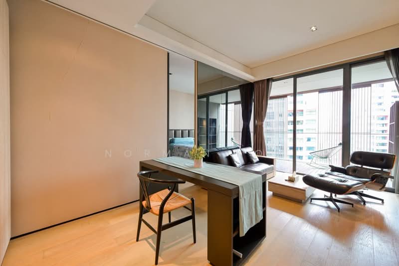OUE Twin Peaks, 33 Leonie Hill Road, 1 Bedroom, 549 sqft, Condominium For Sale, by Norman Koh, 500136125 - Living Room - PropertyGuru.com.sg