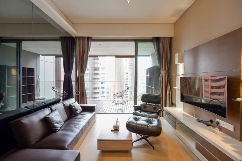 OUE Twin Peaks, 33 Leonie Hill Road, 1 Bedroom, 549 sqft, Condominium For Sale, by Norman Koh, 500136125 - Living Room - PropertyGuru.com.sg