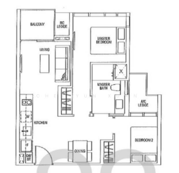 Sims Urban Oasis, 2 Sims Drive, 2 Bedrooms, 624 sqft, Condominium For Rent, by Chee Yun Xuan, 500136127 - PropertyGuru.com.sg