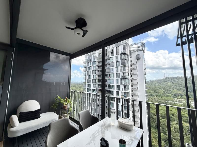 Foresque Residences, 107 Petir Road, 3 Bedrooms, 1,130 sqft, Condominium For Sale, by Joyce Chew, 500136137 - Balcony - PropertyGuru.com.sg