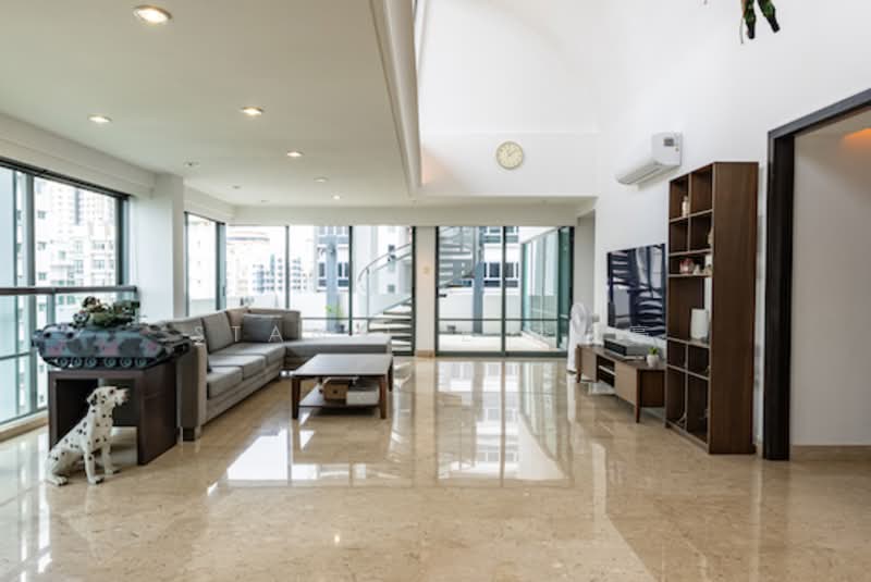 La Maison, 10 Moulmein Rise, 4 Bedrooms, 4,381 sqft, Condominium For Sale, by Stan Lee 李俊豪, 500136141 - Living Room - PropertyGuru.com.sg
