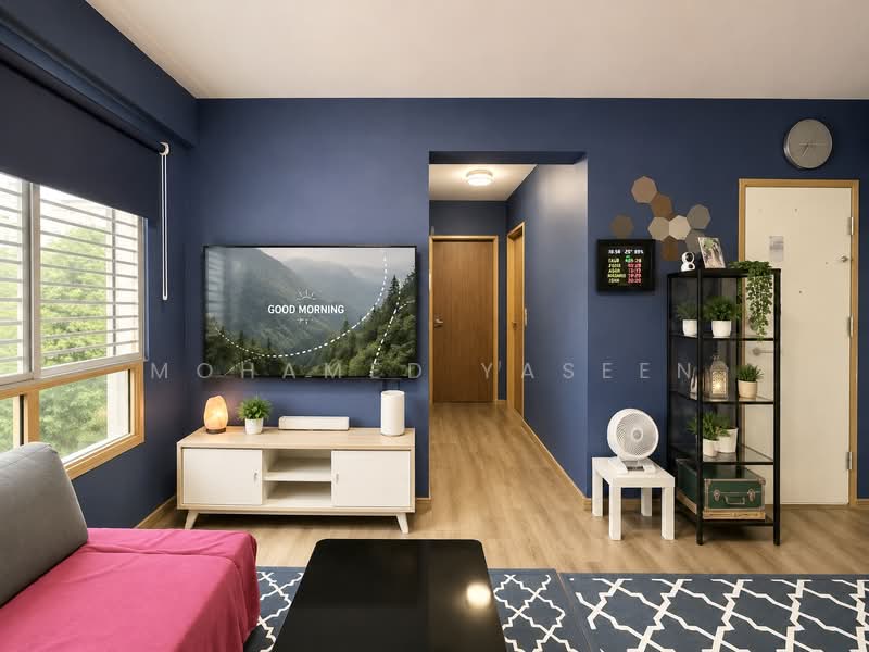 494G Tampines Street 45, 494G Tampines Street 45, 2 Bedrooms, 721 sqft, HDB Flat For Sale, by Mohamed Yaseen, 500136210 - Living Room - PropertyGuru.com.sg