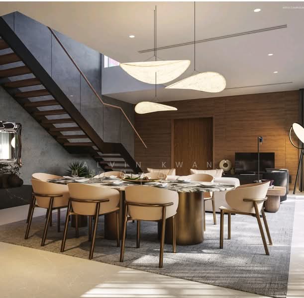 Fully Renovated Brand-New D15 Semi-Detached House@Indigo, , 5 Bedrooms, 6,178 sqft, Detached House For Sale, by Alvin Kwan, 500136233 - Dining Room - PropertyGuru.com.sg