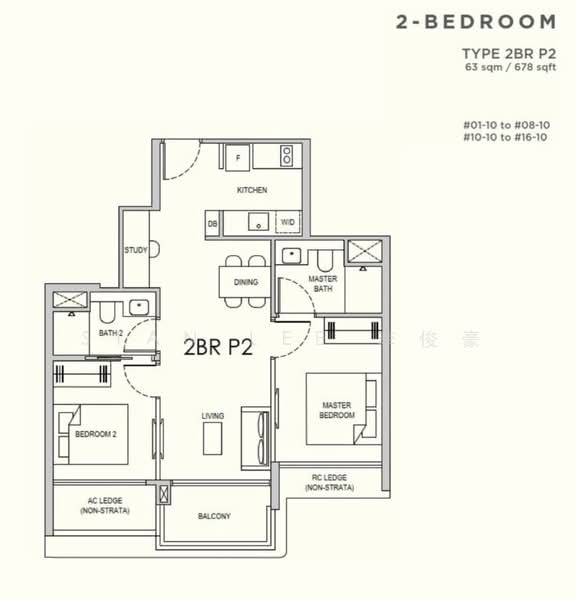 Lentor Gardens Residences, 68 Lentor Gardens, 2 Bedrooms, 646 sqft, Condominium For Sale, by Stan Lee 李俊豪, 500136246 - PropertyGuru.com.sg