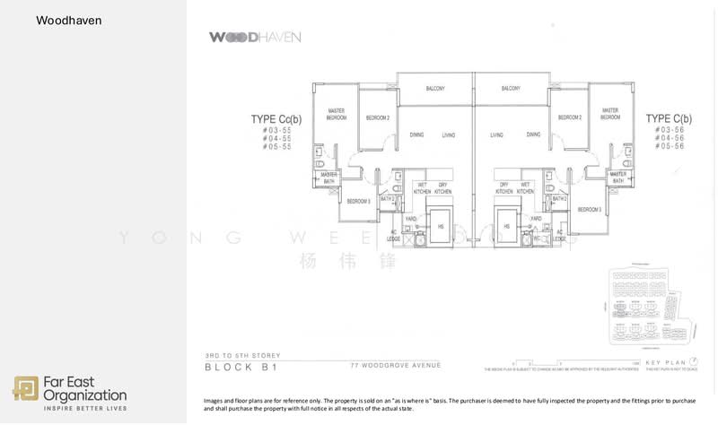 Woodhaven, 71 Woodgrove Avenue, 3 Bedrooms, 1,119 sqft, Condominium For Sale, by Yong Wee Foong 杨伟锋, 500136260 - PropertyGuru.com.sg