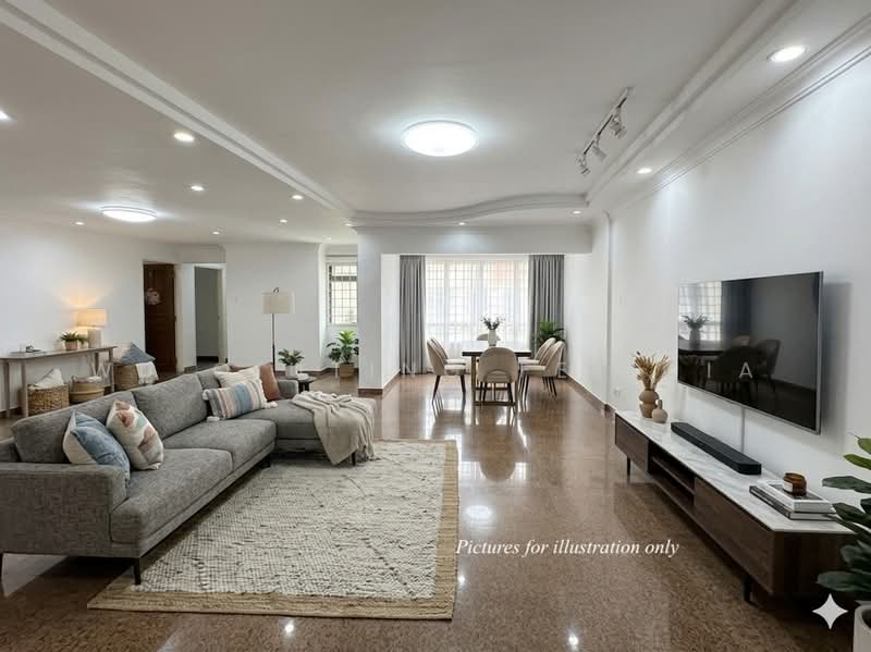 423 Canberra Road, 423 Canberra Road, 3 Bedrooms, 1,399 sqft, HDB Flat For Sale, by Wu QiuTing Felicia, 500136290 - Living Room - PropertyGuru.com.sg