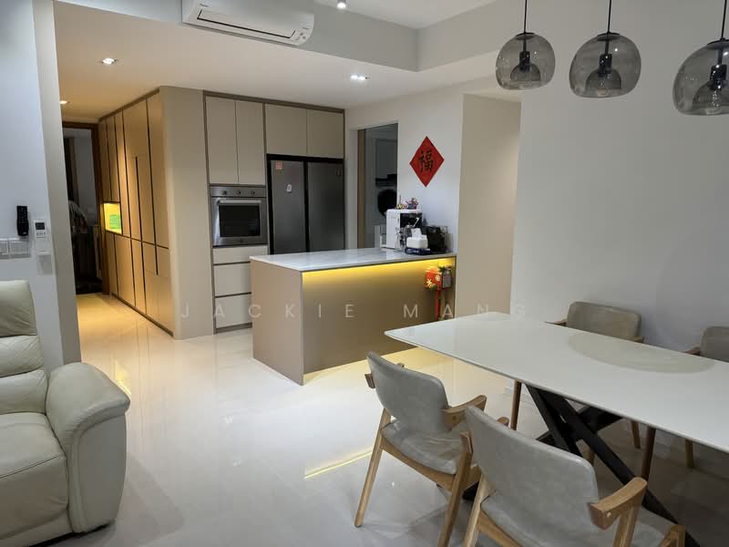The Topiary, 11 Fernvale Lane, 4 Bedrooms, 1,335 sqft, Executive Condominium For Rent, by Jackie Mang, 500136314 - Living Room - PropertyGuru.com.sg