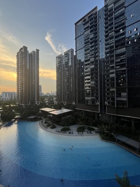 Parc Clematis, 8C Jalan Lempeng, 2 Bedrooms, 689 sqft, Condominium For Sale, by Joshua Tan, 500136323 - Actual view from unit - PropertyGuru.com.sg