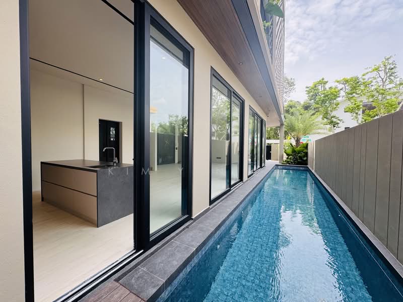 Brand New with Lift & Pool, Modern design with quality Interior & exteror, walk to Tan Kah Kee MRT – call 8130 3636 to view now!, 6 Bedrooms, 6,700 sqft, Semi-Detached House For Sale, by Kim Yan 金燕, 500136457 - Kitchen - PropertyGuru.com.sg