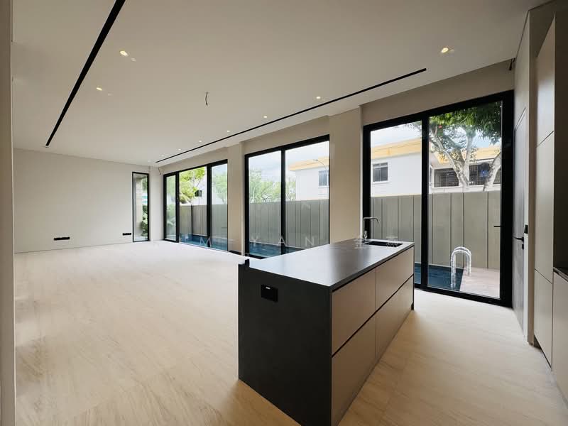 Brand New with Lift & Pool, Modern design with quality Interior & exteror, walk to Tan Kah Kee MRT – call 8130 3636 to view now!, 6 Bedrooms, 6,700 sqft, Semi-Detached House For Sale, by Kim Yan 金燕, 500136457 - Kitchen - PropertyGuru.com.sg