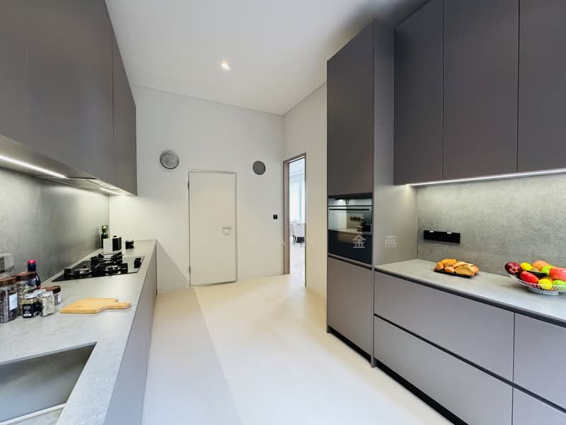 Brand New with Lift & Pool, Modern design with quality Interior & exteror, walk to Tan Kah Kee MRT – call 8130 3636 to view now!, 6 Bedrooms, 6,700 sqft, Semi-Detached House For Sale, by Kim Yan 金燕, 500136457 - Kitchen - PropertyGuru.com.sg
