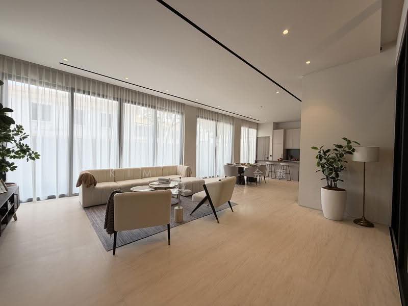 Brand New with Lift & Pool, Modern design with quality Interior & exteror, walk to Tan Kah Kee MRT – call 8130 3636 to view now!, Newton / Novena, 6 Bedrooms, 6,700 sqft, Semi-Detached House For Sale, by Kim Yan 金燕, 500136457 - Living Room - PropertyGuru.com.sg